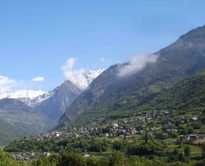 Le Val d'Aoste, dans le nord francophone de l'Italie, a vu passer Pierre Gougoux et ses ouailles. PHOTO RICHARD CHARTIER